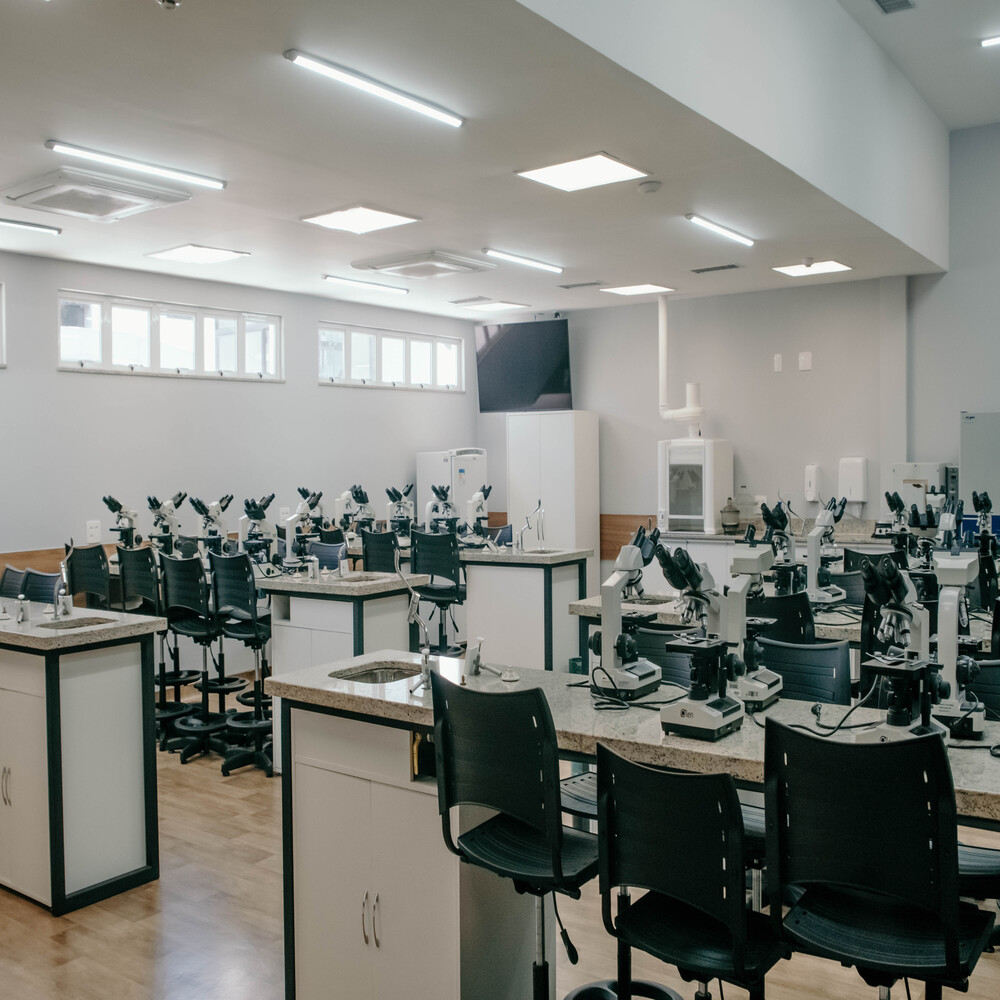 Laboratórios do Centro de Práticas Integradas da Saúde