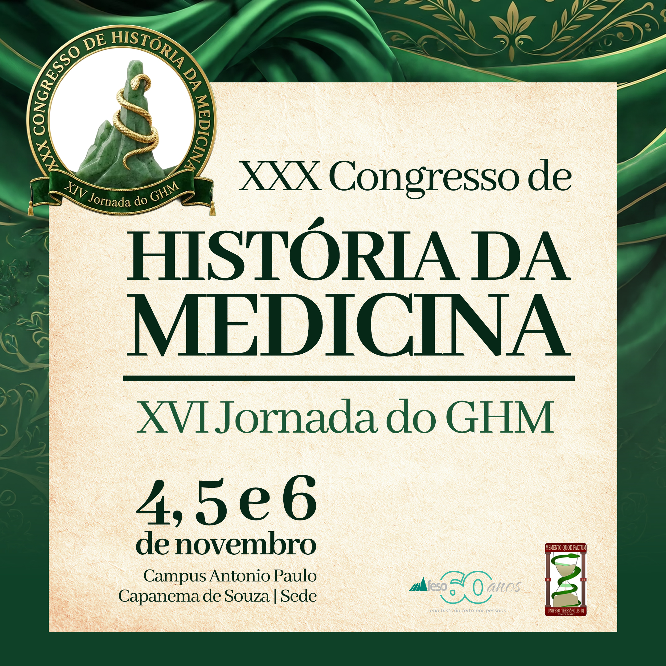 XXX Congresso de História da Medicina