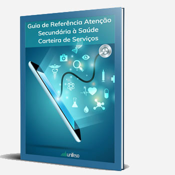 Capa de Cartilha - Guia de Referência Atenção Secundária à Saúde - Carteira de Serviços