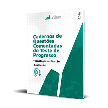 Capa de Cadernos de Questões Comentadas do Teste de Progresso