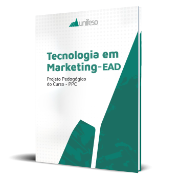 Capa de Projeto Pedagógico do Curso - Tecnologia em Marketing