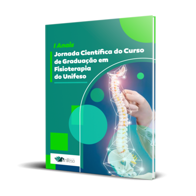 Capa de Anais da Jornada Científica do Curso de Graduação em Fisioterapia do Unifeso