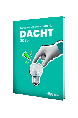 Capa de Caderno de Observatórios DACHT - 2025