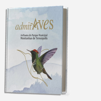 Capa de admirAVES - Avifauna do Parque Municipal Montanhas de Teresópolis