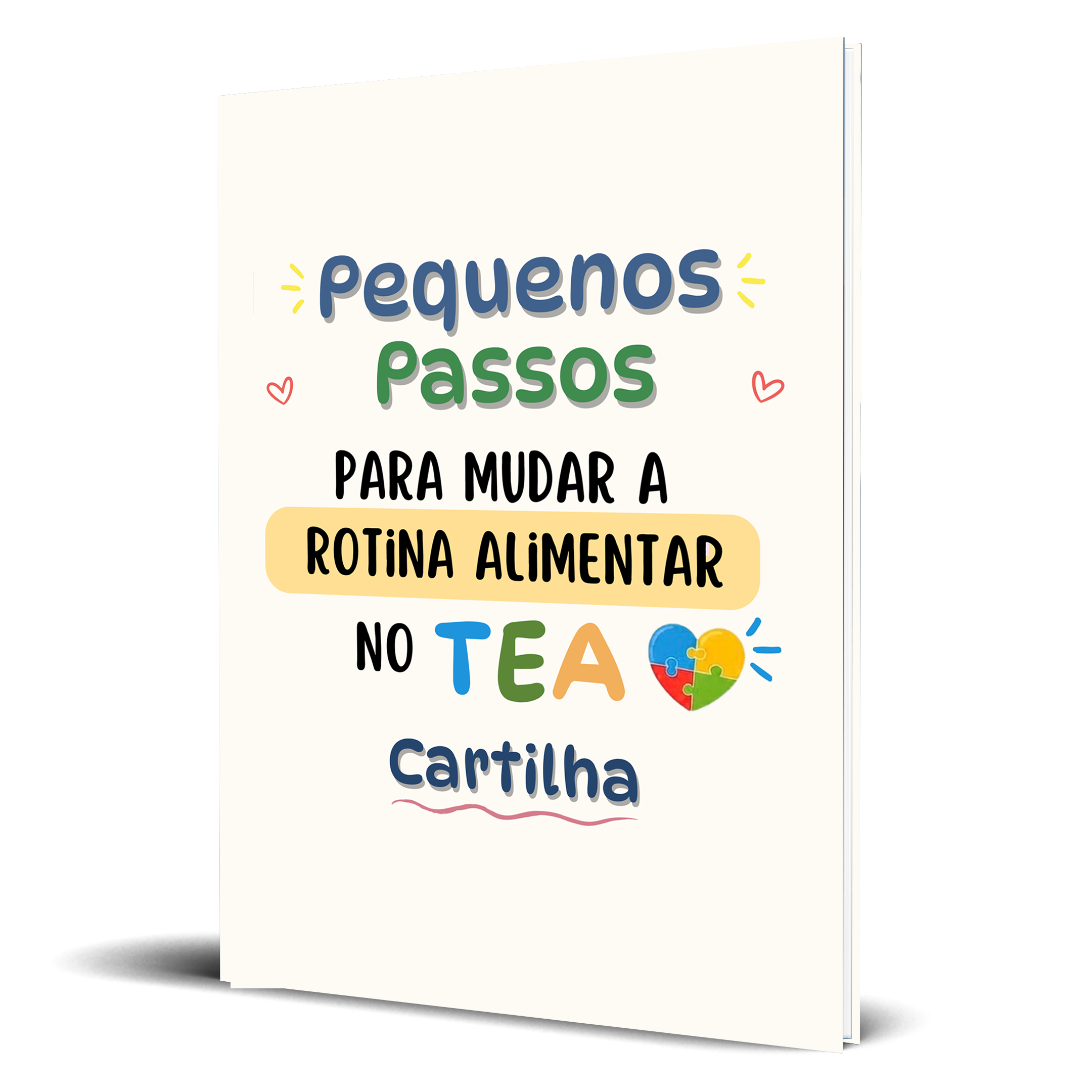 Capa de Pequenos Passos Para Mudar a Rotina Alimentar no TEA