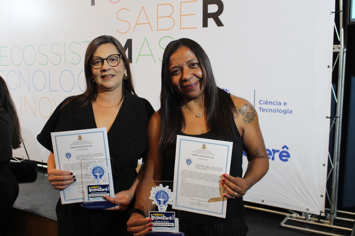 Unifeso e Ceso são premiados na primeira edição do INOVATERÊ 2024