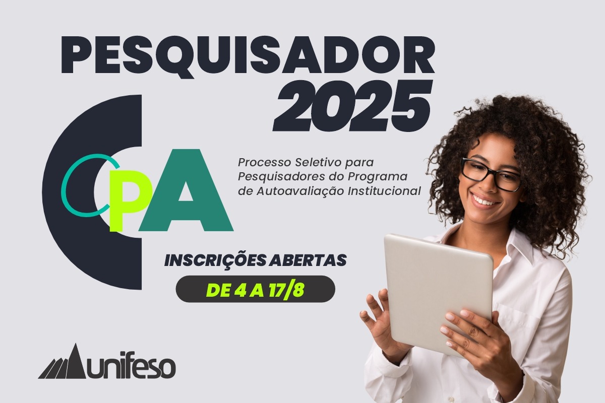 Comissão Própria de Avaliação lança edital para seleção de novos pesquisadores